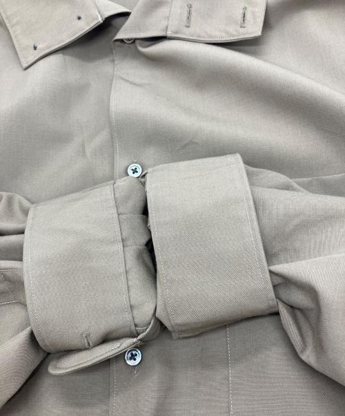 Graphpaper（グラフペーパー）Graphpaper (グラフペーパー) Regular Collar Shirt ブラウン サイズ:Freeの古着・服飾アイテム