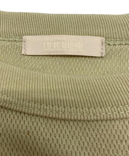 ULTERIOR（アルテリア）ULTERIOR (アルテリア) ミニハニカム ワッフル ロンT　ULCS61-GA126 グリーン サイズ:4の古着・服飾アイテム