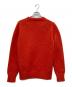 STUDIO NICHOLSON (スタジオ ニコルソン) ENGLISH LAMBSWOOL MENS　イングリッシュ ラムズウール メンズ ファイブゲージ クルーネック  オレンジ サイズ:L：17000円