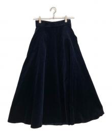 MARTIN GRANT（マーティン グラント）の古着「コーデュロイスカート」｜ネイビー