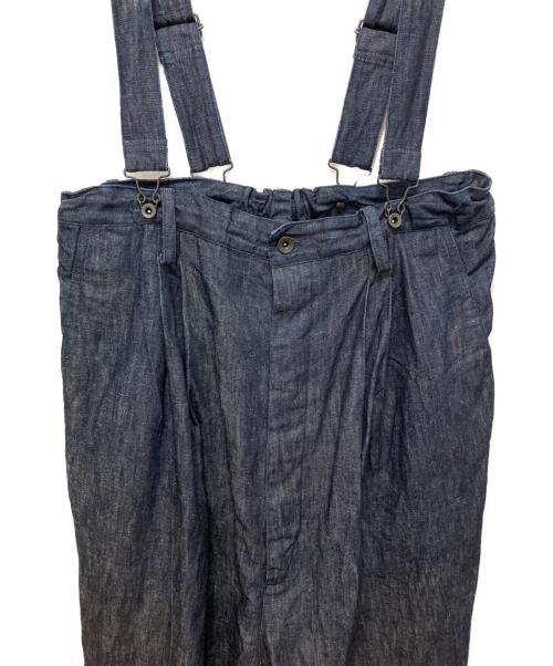 SUZUKI TAKAYUKI（スズキタカユキ）SUZUKI TAKAYUKI (スズキタカユキ) デニムサロペット インディゴ サイズ:１の古着・服飾アイテム