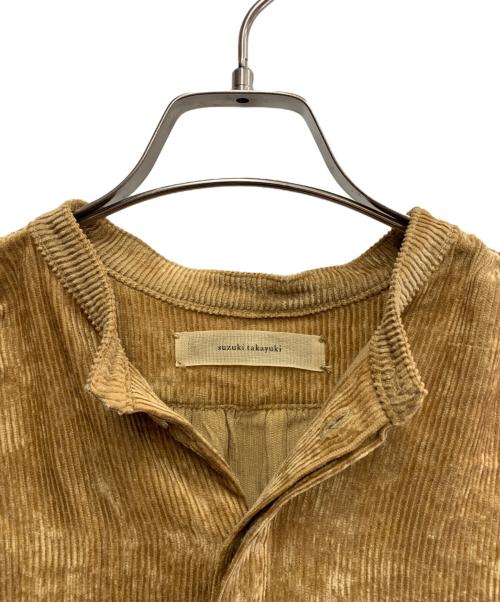 SUZUKI TAKAYUKI（スズキタカユキ）SUZUKI TAKAYUKI (スズキタカユキ) SUZUKI TAKAYUKI　over blouse II キャメル サイズ:表記なしの古着・服飾アイテム