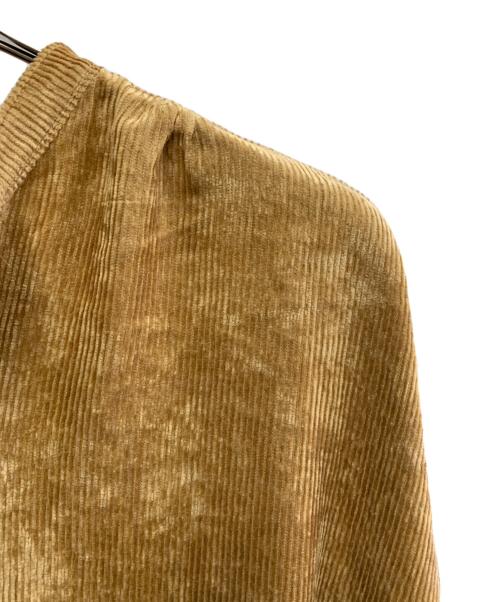 SUZUKI TAKAYUKI（スズキタカユキ）SUZUKI TAKAYUKI (スズキタカユキ) SUZUKI TAKAYUKI　over blouse II キャメル サイズ:表記なしの古着・服飾アイテム