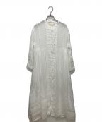 SUZUKI TAKAYUKIスズキタカユキ）の古着「chinese knot dress」｜ホワイト