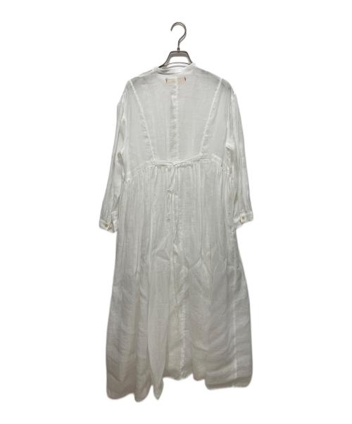 SUZUKI TAKAYUKI（スズキタカユキ）SUZUKI TAKAYUKI (スズキタカユキ) chinese knot dress ホワイト サイズ:FREEの古着・服飾アイテム