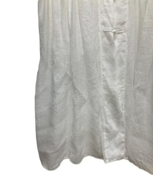 SUZUKI TAKAYUKI（スズキタカユキ）SUZUKI TAKAYUKI (スズキタカユキ) chinese knot dress ホワイト サイズ:FREEの古着・服飾アイテム