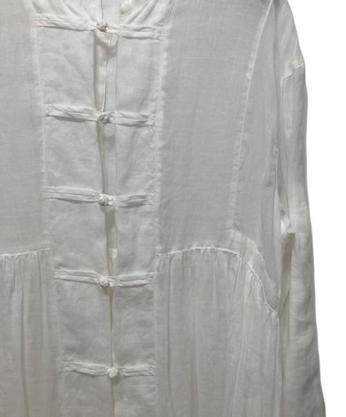 SUZUKI TAKAYUKI（スズキタカユキ）SUZUKI TAKAYUKI (スズキタカユキ) chinese knot dress ホワイト サイズ:FREEの古着・服飾アイテム