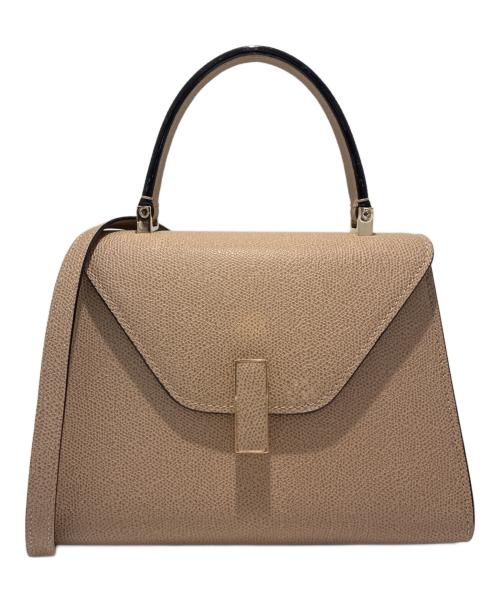 Valextra（ヴァレクストラ）Valextra (ヴァレクストラ) ミニ イジィデ/2wayバッグ ベージュ サイズ:ミニの古着・服飾アイテム