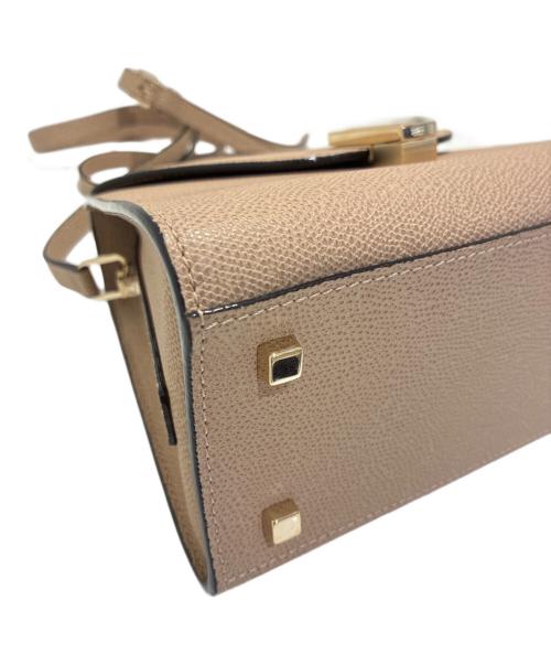 Valextra（ヴァレクストラ）Valextra (ヴァレクストラ) ミニ イジィデ/2wayバッグ ベージュ サイズ:ミニの古着・服飾アイテム