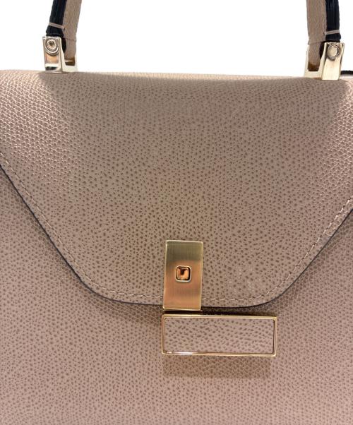 Valextra（ヴァレクストラ）Valextra (ヴァレクストラ) ミニ イジィデ/2wayバッグ ベージュ サイズ:ミニの古着・服飾アイテム