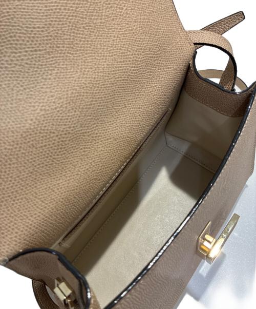 Valextra（ヴァレクストラ）Valextra (ヴァレクストラ) ミニ イジィデ/2wayバッグ ベージュ サイズ:ミニの古着・服飾アイテム