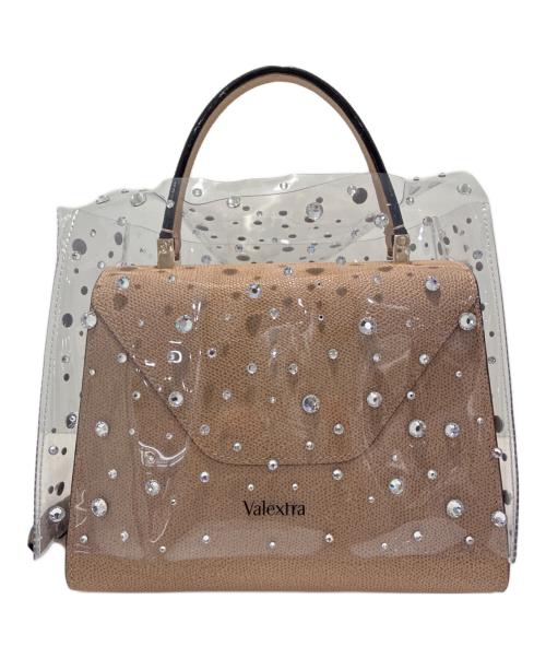 Valextra（ヴァレクストラ）Valextra (ヴァレクストラ) ミニ イジィデ/2wayバッグ ベージュ サイズ:ミニの古着・服飾アイテム
