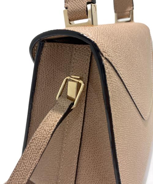 Valextra（ヴァレクストラ）Valextra (ヴァレクストラ) ミニ イジィデ/2wayバッグ ベージュ サイズ:ミニの古着・服飾アイテム