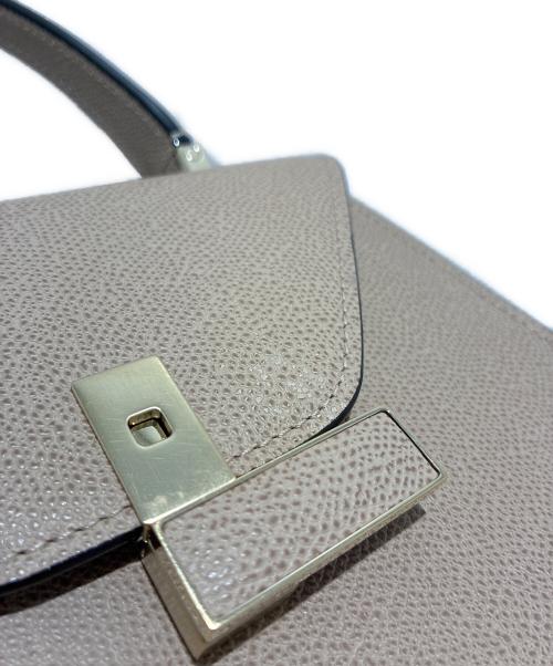 Valextra（ヴァレクストラ）Valextra (ヴァレクストラ) ミニ イジィデ/2wayバッグ ベージュ サイズ:ミニの古着・服飾アイテム