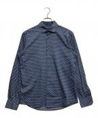 ERMENEGILDO ZEGNAエルメネジルド・ゼニア）の古着「総柄L/Sシャツ」｜ネイビー