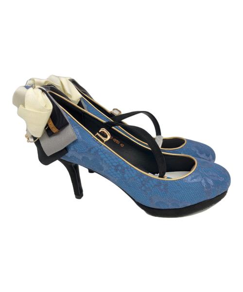 Mayla Classic（マイラクラシック）Mayla Classic (マイラクラシック) アイコニック シューズオブジェ パンプス(をん) ブルー サイズ:40の古着・服飾アイテム