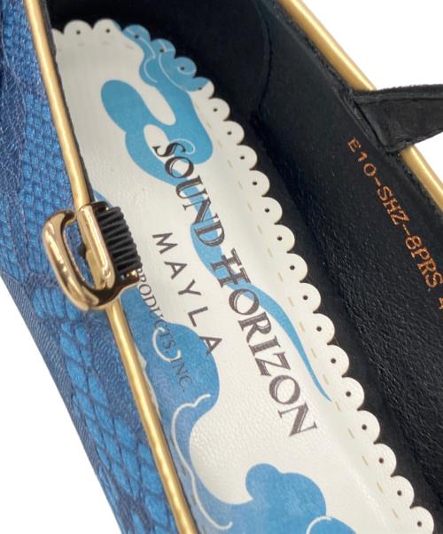 Mayla Classic（マイラクラシック）Mayla Classic (マイラクラシック) アイコニック シューズオブジェ パンプス(をん) ブルー サイズ:40の古着・服飾アイテム