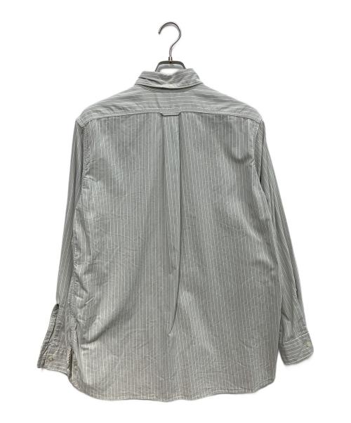 nanamica（ナナミカ）nanamica (ナナミカ) Button Down Stripe Wind Shirt ベージュ サイズ:Sの古着・服飾アイテム