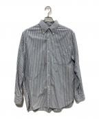 nanamicaナナミカ）の古着「Button Down Stripe Wind Shirt」｜ブルー
