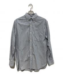nanamica（ナナミカ）の古着「Button Down Stripe Wind Shirt」｜ブルー