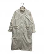 Traditional Weatherwearトラディショナルウェザーウェア）の古着「ELGIN LONG スタンドカラーコート」｜アイボリー