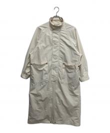 Traditional Weatherwear（トラディショナルウェザーウェア）の古着「ELGIN LONG スタンドカラーコート」｜アイボリー