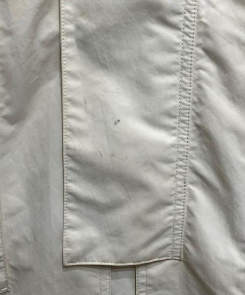 Traditional Weatherwear（トラディショナルウェザーウェア）Traditional Weatherwear (トラディショナルウェザーウェア) ELGIN LONG スタンドカラーコート アイボリー サイズ:34の古着・服飾アイテム