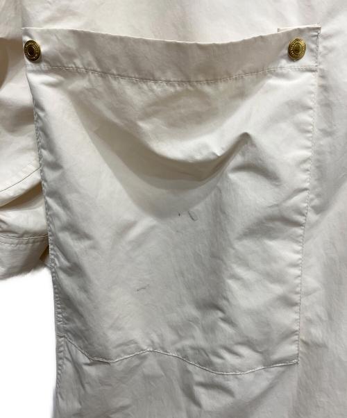 Traditional Weatherwear（トラディショナルウェザーウェア）Traditional Weatherwear (トラディショナルウェザーウェア) ELGIN LONG スタンドカラーコート アイボリー サイズ:34の古着・服飾アイテム