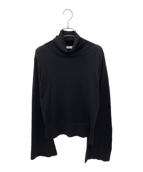 Col Pierrot（コルピエロ）Col Pierrot (コルピエロ) Washable SILK SLIT ニット ブラック サイズ:-の古着・服飾アイテム