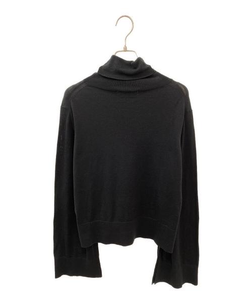 Col Pierrot（コルピエロ）Col Pierrot (コルピエロ) Washable SILK SLIT ニット ブラック サイズ:-の古着・服飾アイテム