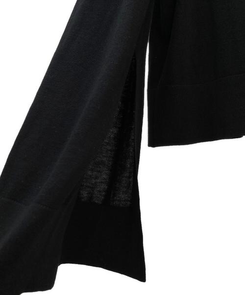 Col Pierrot（コルピエロ）Col Pierrot (コルピエロ) Washable SILK SLIT ニット ブラック サイズ:-の古着・服飾アイテム