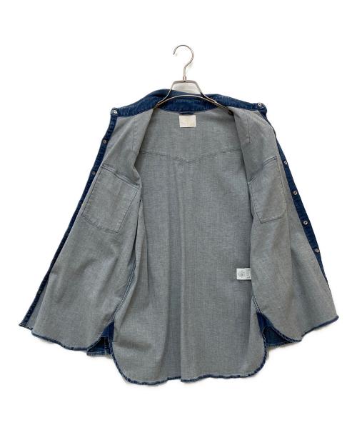SURT（サート）SURT (サート) MUSE de Deuxieme Classe (ミューズ ドゥーズィエム クラス) オーバーデニムシャツ ブルー サイズ:SIZE FSの古着・服飾アイテム