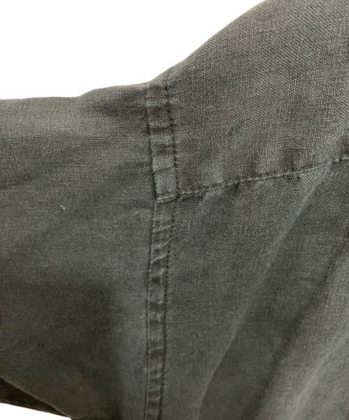 KAGURE（カグレ）KAGURE (カグレ) リネンシャツワンピース ブラック サイズ:FREEの古着・服飾アイテム