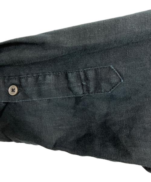 KAGURE（カグレ）KAGURE (カグレ) リネンシャツワンピース ブラック サイズ:FREEの古着・服飾アイテム