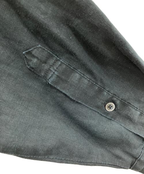 KAGURE（カグレ）KAGURE (カグレ) リネンシャツワンピース ブラック サイズ:FREEの古着・服飾アイテム