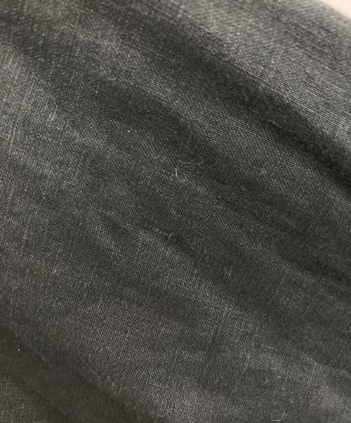 KAGURE（カグレ）KAGURE (カグレ) リネンシャツワンピース ブラック サイズ:FREEの古着・服飾アイテム