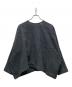 KAGURE（カグレ）の古着「ウールガーゼワイドプルオーバー」｜チャコールグレー