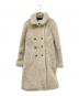 MaxMara（マックスマーラ）の古着「ダブルムートンコート」｜ベージュ