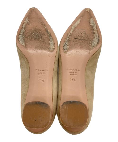 PELLICO（ペリーコ）PELLICO (ペリーコ) ANIMA アネッリフィッビア スウェード パンプス ベージュ サイズ:36 1/2の古着・服飾アイテム