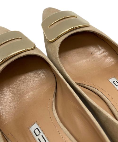 PELLICO（ペリーコ）PELLICO (ペリーコ) ANIMA アネッリフィッビア スウェード パンプス ベージュ サイズ:36 1/2の古着・服飾アイテム