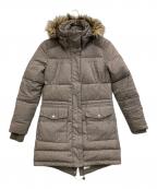 LAUREN RALPH LAURENローレンラルフローレン）の古着「ファー付きフーデッドダウンコート」｜グレー