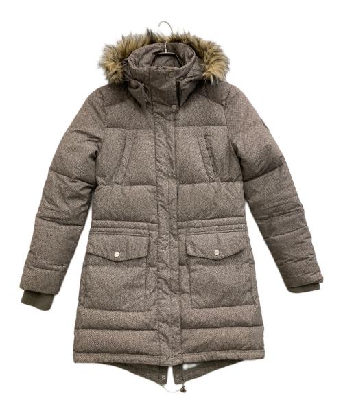 LAUREN RALPH LAUREN（ローレンラルフローレン）LAUREN RALPH LAUREN (ローレンラルフローレン) ファー付きフーデッドダウンコート グレー サイズ:XXSの古着・服飾アイテム