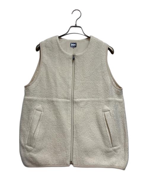 HELLY HANSEN（ヘリーハンセン）HELLY HANSEN (ヘリーハンセン) Scog Pile Vest（スコーグパイルベスト） アイボリー サイズ:Mの古着・服飾アイテム