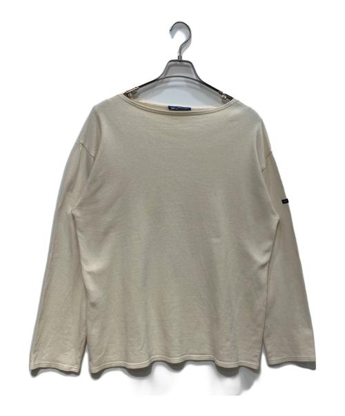 SAINT JAMES（セントジェームス）SAINT JAMES (セントジェームス) バスクシャツ アイボリー サイズ:LXLの古着・服飾アイテム