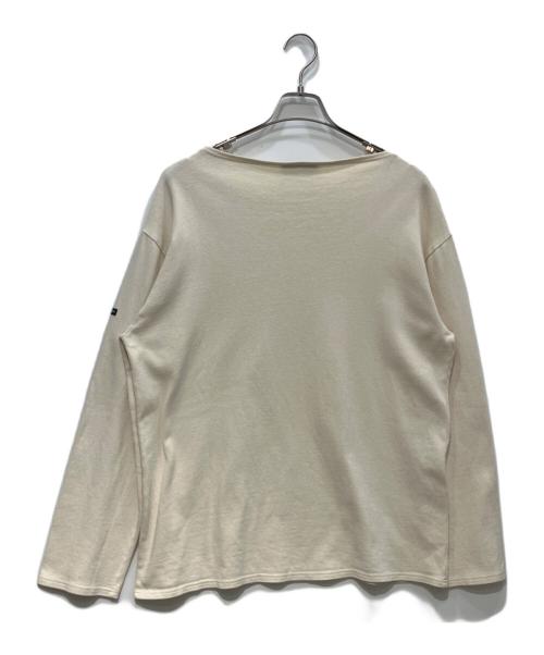 SAINT JAMES（セントジェームス）SAINT JAMES (セントジェームス) バスクシャツ アイボリー サイズ:LXLの古着・服飾アイテム
