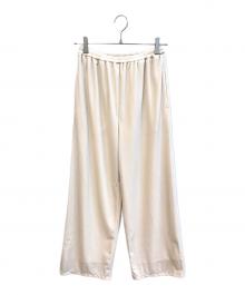 LIten（リテン）の古着「ベロアワイドパンツ　LIT25AW-PT-001」｜アイボリー