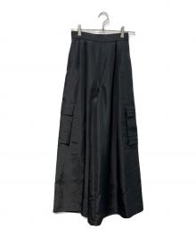 Lig.（リグドット）の古着「ワイドカーゴパンツ　237-055」｜ブラック