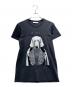 MaxMara（マックスマーラ）の古着「MMDOG Pure Cotton Rhinestone T-Shirt MMDOG ピュアコットン ラインストーンTシャツ 19460323」｜ブラック