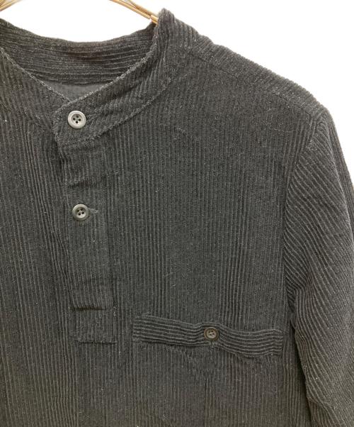 evan kinori（エヴァンキノリ）evan kinori (エヴァンキノリ) ウールシャツ ブラック シャツ ブラック サイズ:Lの古着・服飾アイテム