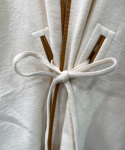 JIL SANDER+（ジルサンダープラス）JIL SANDER+ (ジルサンダープラス) タッセルガウンコート アイボリー サイズ:Uの古着・服飾アイテム